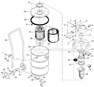 Part Location Diagram of 447403-00 DeWALT Delta